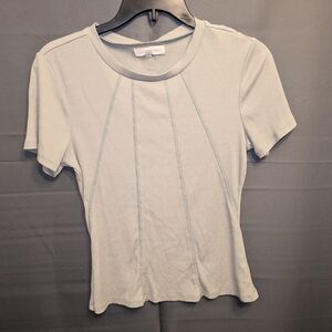 Gilded Intent Light Sage Ribbed Short Sleeve Tee